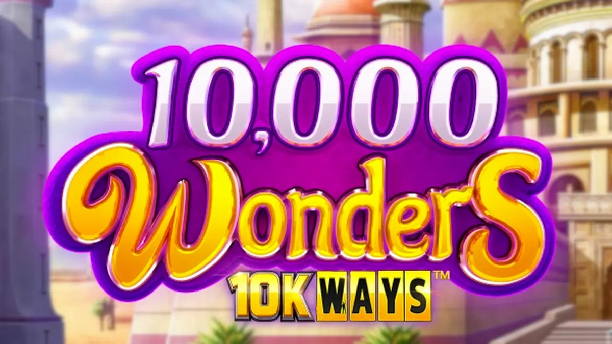 Giao diện trò chơi 10,000 Wonders 10K Ways với 6 cuộn quay